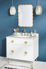 Lacquered regency single bathroom vanity. Lacquered Regency Single Bathroom Vanity Anthropologie