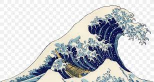 The Great Wave Off Kanagawa Thirty Six Views Of Mount Fuji Printmaking Painting Art Png 1342x716px