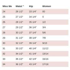 Miss Me Jeans Size Chart Miss Me Size Chart Jeans Size Chart Miss Me Jeans Sizes