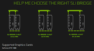 update nvidia pascal high bandwidth sli bridge pictured