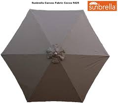 My daughter is helping me, but she's mortified. Patio Umbrella Replacement Canopy 9 Ft 6 Rib Cocoa Formosa Covers Formosa Covers