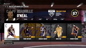 How long has kobe played for the lakers? Nba 2k19 2000 2001 Los Angeles Lakers Player Ratings And Roster