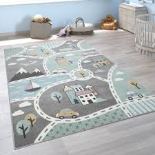 Ein neuer teppich ist immer etwas schönes und gehört zum ambiente eines raums dazu. Kinder Teppich Spiel Strassen Motiv Teppichcenter24