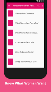 The first thing for you and your wife to do is to discuss in great detail exactly what that agreement would look like. What Women Want In Relationship For Android Apk Download