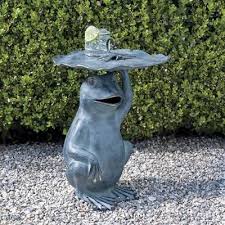 Frog Table Frontgate Diy Garden Furniture Lily Pads Garden Stool