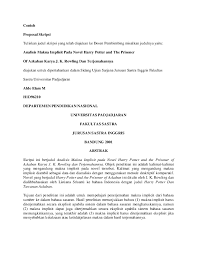 Dalam analisis akan dibahas penerjemahan makna implisit dari bahasa sumber (bahasa inggris) ke terjemahannya dalam bahasa sasaran (bahasa indonesia). Doc Contoh Proposal Skripsi Hilman Justi Pamela Academia Edu