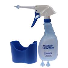 Otoclear Spray Wash Kit Box 20 Irrigator Tips 1 470ml Spray Wash Bottle 1x Ear Basin