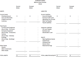 Balance Sheets Free Balance Sheet Template Balance Sheet Balance Sheet Template Business Credit Cards
