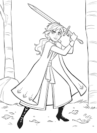 You can come up with other outfits and paint them yourself. New Frozen 2 Coloring Pages With Anna Youloveit Com