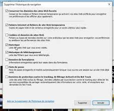 Trouvez rapidement votre classe : Effacer L Historique Ou Le Cache D Un Navigateur Web