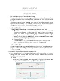 4), sistem adalah suatu jaringan prosedur yang. Jenis Transaksi
