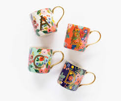 Alphabet coffee mugs online : Garden Party Monogram Mug Rifle Paper Co