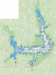 Lake Thunderbird Fishing Map Us_ok_thunderbird