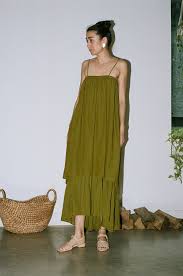 Black Crane Double Cami Dress On Garmentory Dresses Nice Dresses Cami Dress