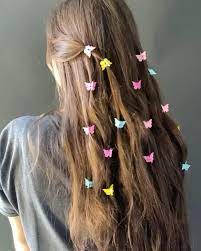 Butterfly Clips 90s Hairstyle Video Hair Styles Clip Hairstyles Aesthetic Hair