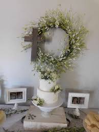 White Lace First Communion Party Ideas Photo 1 Of 8 Holy Communion Party First Communion Party Communion Party