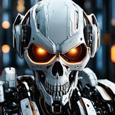 Skull nousr robot, armored, stealth…» — создано в Шедевруме
