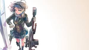 Anime girls, anime, women with guns wallpapers hd / desktop and mobile backgrounds. Anime Girls Anime Daito Original Characters School Uniform Weapon Sniper Rifle Girls With Guns 1920x1080 Uhd Wallpapers Walldump Free Hd And Uhd Wallpapers
