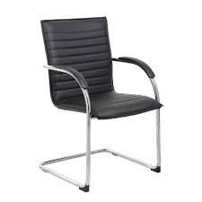 Boss Ribbed Black Guest Chair Set Of 2 Guest Chair Side Chairs Vinyl Chairs