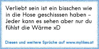 Verliebt Sein Ist Ein Bisschen Wie In Die Hose Geschisssen Haben