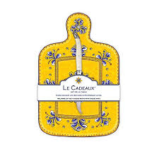 Explore your own sense of french fashion this summer in australia at an affordable price. Le Cadeaux Benidorm Cheese Board With Knife Yellow Buy Online In Guernsey At Guernsey Desertcart Com Productid 56303382