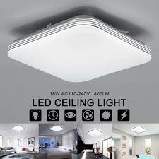 .lights & lighting directly from china suppliers:modern led flush mount ceiling light fixture dimmable ceiling lamp for kitchen bedroom living room enjoy ✓free shipping worldwide! Square 18w Ac110 240v 1400lm Energy Efficient Led Ceiling Lights Modern Flush Mount Fixture Lamp Lighting For Kitchen Bathroom Dining Room Walmart Canada