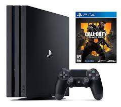 Sony Playstation 4 Pro Console Jet Black Call Of Duty 4 Game New Click Here To Order Sony Playstation Playstat Sony Playstation Console Playstation