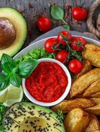 Ajvar Paprika Dip Bianca Zapatka Rezepte Recipe In 2020 Stuffed Peppers Sweet Potato Quesadilla Vegan Sweet Potato