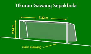 Sama halnya dengan peraturan futsal, sepak bola juga memiliki gawang. Ukuran Gawang Permainan Sepak Bola Berstandarkan Fifa