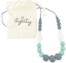 Amazon Com The Original Baby Teething Necklace For Mom Silicone Teething Beads 10 Teething Necklace For Mom Silicone Teething Beads Baby Teething Necklaces