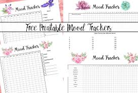 free printable mood tracker 4 mood tracker charts