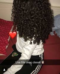 Tahia Maghreb Beaute Marocaine Cheveux Curly Filles Cheveux Boucles
