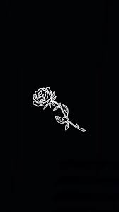 Minimalist Rose Download At Http Www Myfavwallpaper Com 2018 07 Minim White Wallpaper For Iphone White Background Wallpaper Black And White Wallpaper Iphone