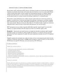 Reprezinta un cumul de manopere si tehnici aplicate in scopul reanimarii bolnavului in stare de moarte clinica. Resuscitarea Cardio Respiratorie