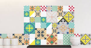Carreaux De Ciment Colores Carreau De Ciment Credence Cuisine Credence