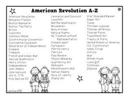 american revolution a z teacherspayteachers com teaching