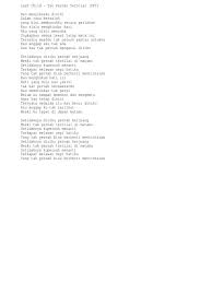 Sejak bertemu kurasakan tak pernah berubah. Lirik Lagu Dari Matamu Matamu Kulihat Berbagai Mata