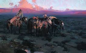 Spring Showers James Reynolds Western Art Print Ebay Western Art Western Artist Western Paintings