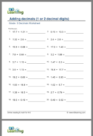 Pin By Catherine Huang On Math In 2020 Decimals Worksheets Adding Decimals Worksheets