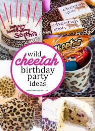 Super Simple Cheetah Birthday Party Ideas Cheetah Birthday Party Cheetah Birthday Cat Birthday Party