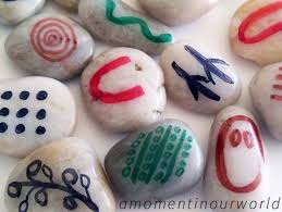 Aboriginal Symbol Stones A Aboriginal Symbols Aboriginal Aboriginal Education