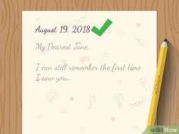 To be in your beauty's presence soon. How To Write A Love Letter With Pictures Wikihow
