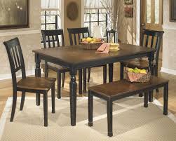 Owingsville Table 4 Side Chairs Bench Side Chair Dining Room Dining Set With Bench Rectangular Dining Room Table