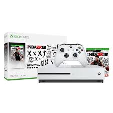 Nba 2k19 1tb Xbox One S Bundle White Xbox One Xbox One S 1tb Xbox One S