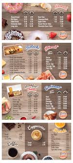 Design 35 By Alina S Donut Shop Needs New Menu Design Coffee Shop Menu Menu Design Donut Shop