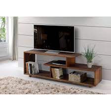 Third, measure carefully the middle part of the board to create space for the tv. Rustic Amber Reclaimed Solid Wood 60 Multi Level Tv Stand Wohnzimmer Modern Haus Deko Wohnzimmermobel