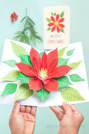 See more ideas about card patterns, pop up cards, pop up. Festive Diy Pop Up Christmas Card Free Template A Piece Of Rainbow