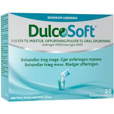 Bør tas om kvelden for å oppnå avføring påfølgende morgen. Dulcosoft Doseposer 20 Stk Apotek For Deg
