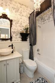 French Country Bathroom Love The Toile Dizajn Derevenskoj Vannoj Idei Dlya Vannoj Provans Interer