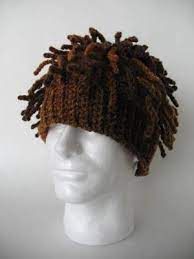 Funky Dreads Ski Hat Wonder If This Would Be A Horrible Or Coveted Chemo Cap Crochet Hats Ski Hat Crochet Crochet Hat Pattern